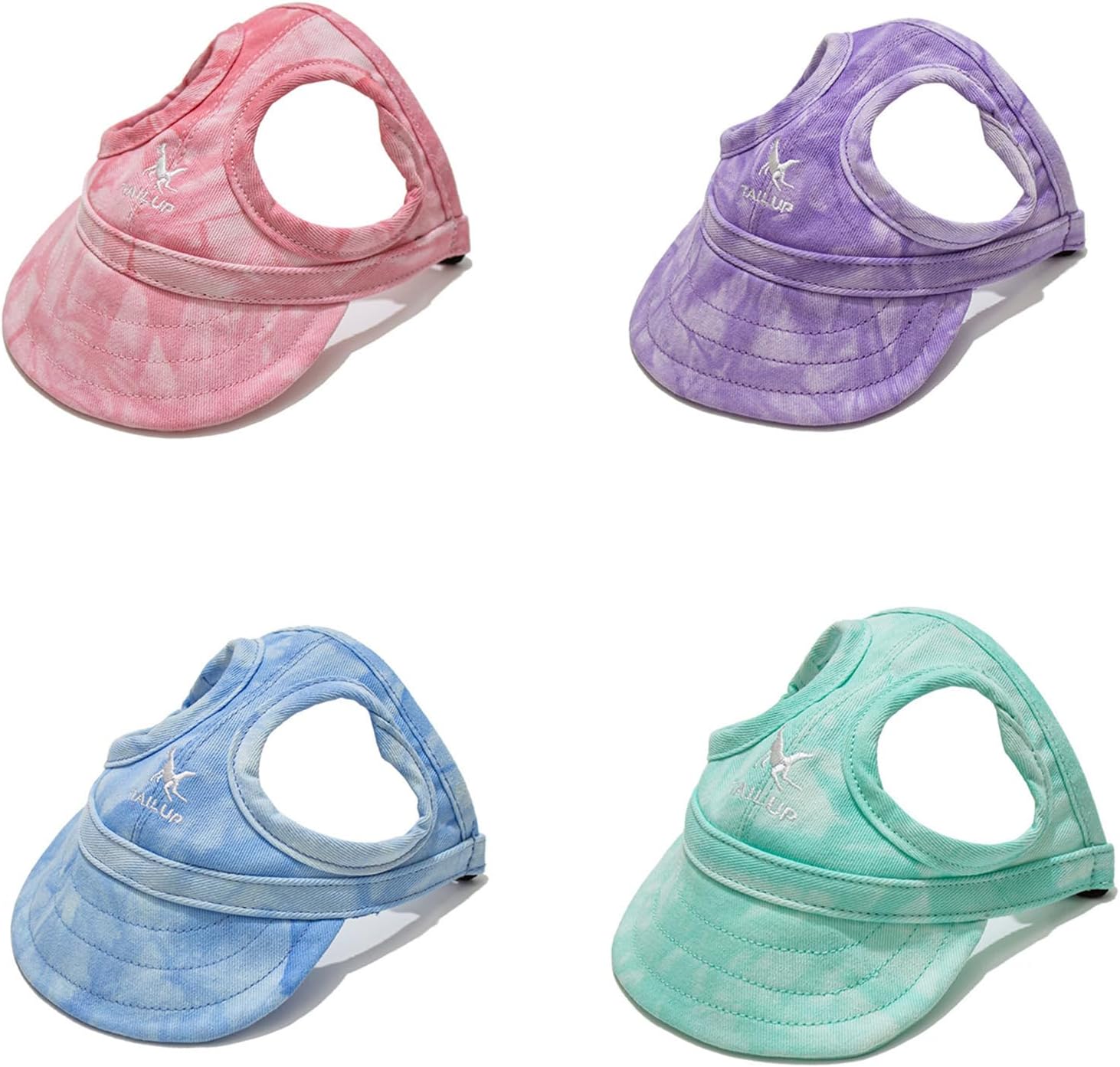 Breathable Baseball Hat for Pet with Adjust Neckstrap Dog with Ear Holes Outdoor Activity Sun Travel Baseball Hat for Walking