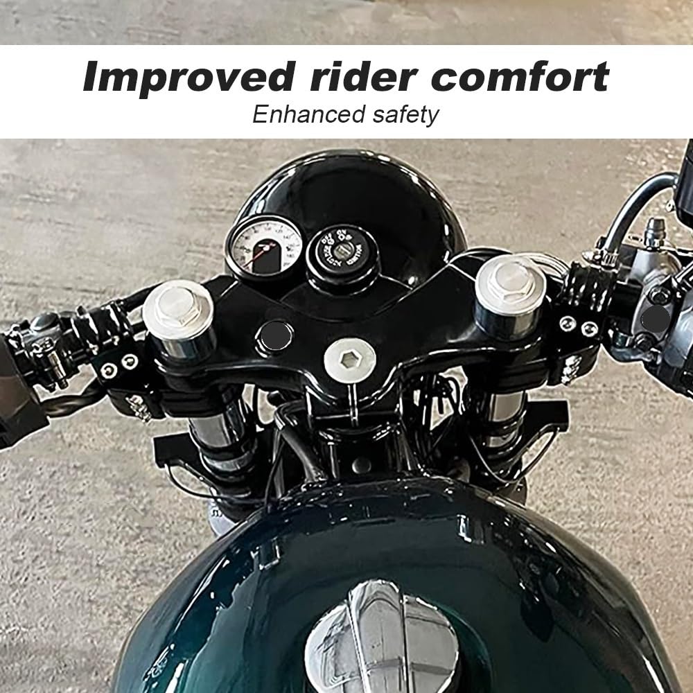 Moto Pontet Réhausseur Guidon Rehausseur de guidon universel pour guidons bracelets moto réglables 37 mm, 41, 43, 50, 53 et 55