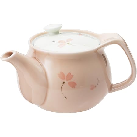 Amazon Co Jp 後引きしにくく そそぎやすい 有田焼 釉桜 U型茶漉し付きポット急須 ピンク 450cc ホーム キッチン