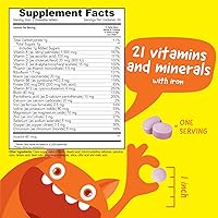 Vista 3 de Paquete masticable de zinc para niños de 15 mg + multivitamínico masticables