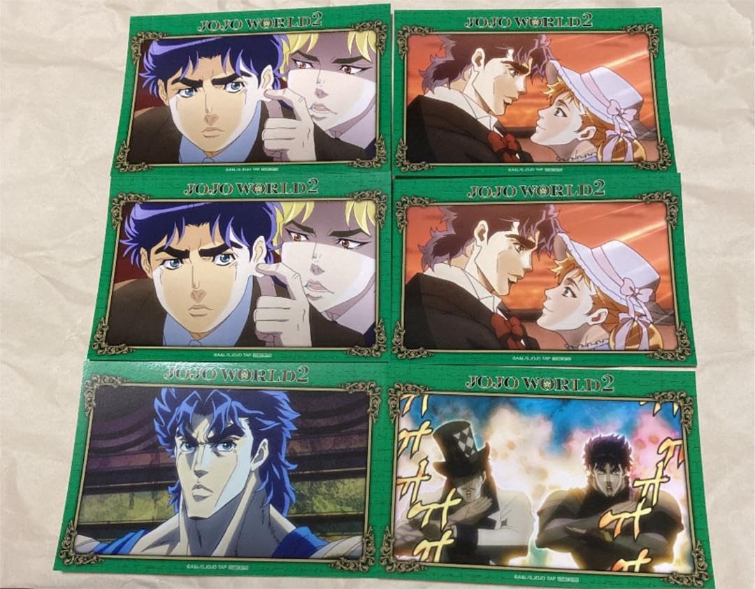 Amazon.co.jp: ジョジョワールド ジョナサン ディオ エリナ ブロマイド