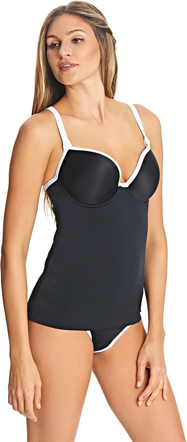 Freya Women's Back to Black Underwire Tankini Top Zambia Ubuy - Main Image