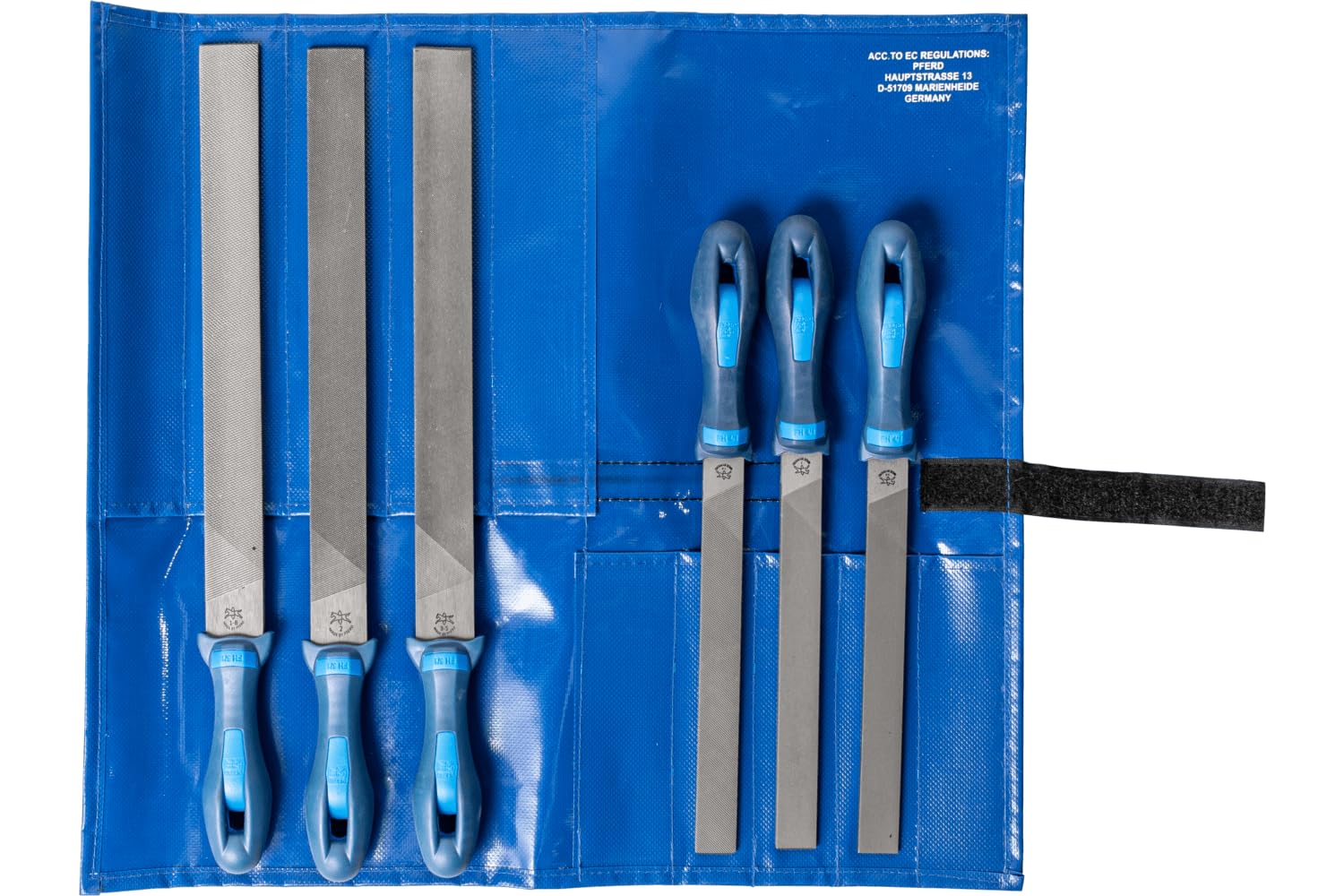 Pferd 11800555 Type Cut 1 Machinist's File Set, Multi-Colour, 200/300 mm, 6-Piece