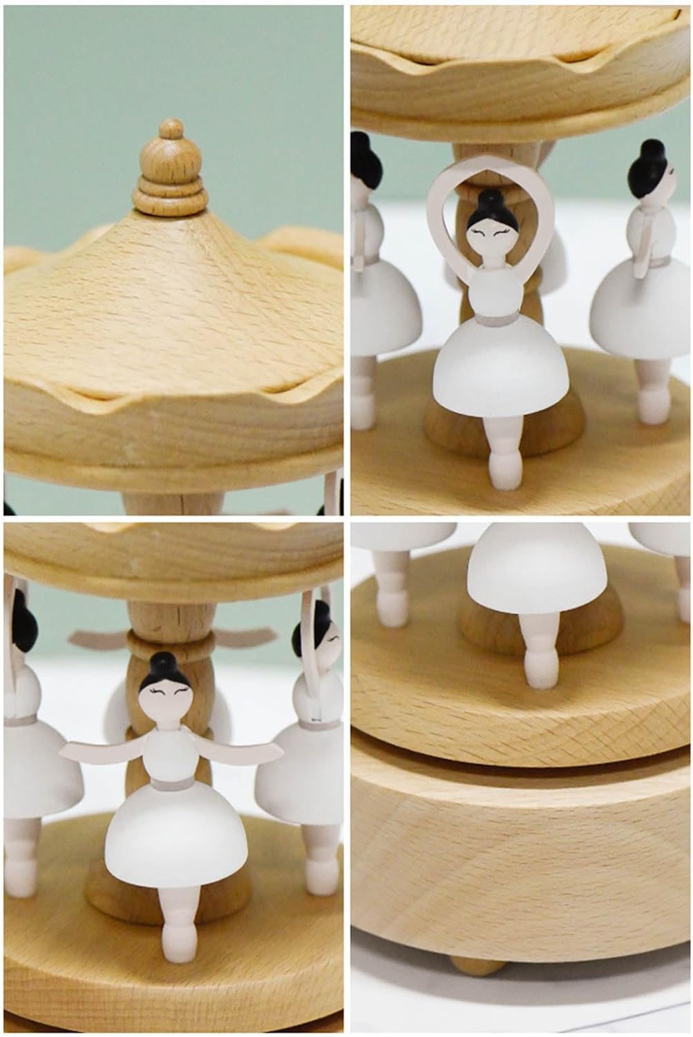 Ballet Dance Music Boxes for All Age Wooden Musical Box Ballet Dancer Music Box Kids Adult Creative Birthday