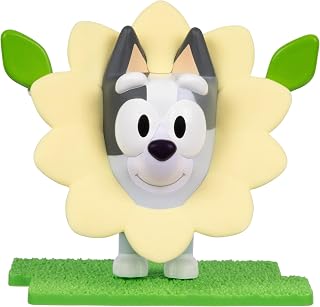 Bluey Studio Collector Figure, Flower Muffin, 4.5-Inch Premium | Special metallic or flocked finish, removable display base, collector card; Bluey toy for collectors