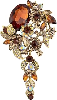 SELOVO Large Flower Brooch Pendant 1