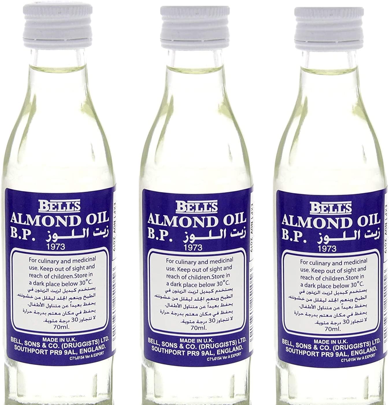 Bell's Almond Oil - Tri Pack