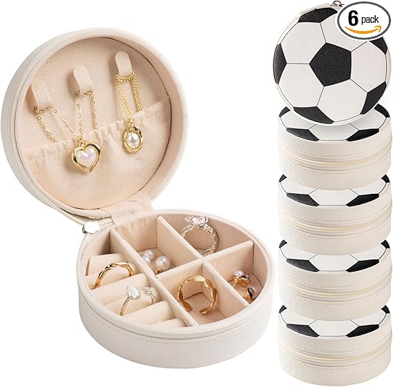 Soccer Mini Travel Jewelry Case