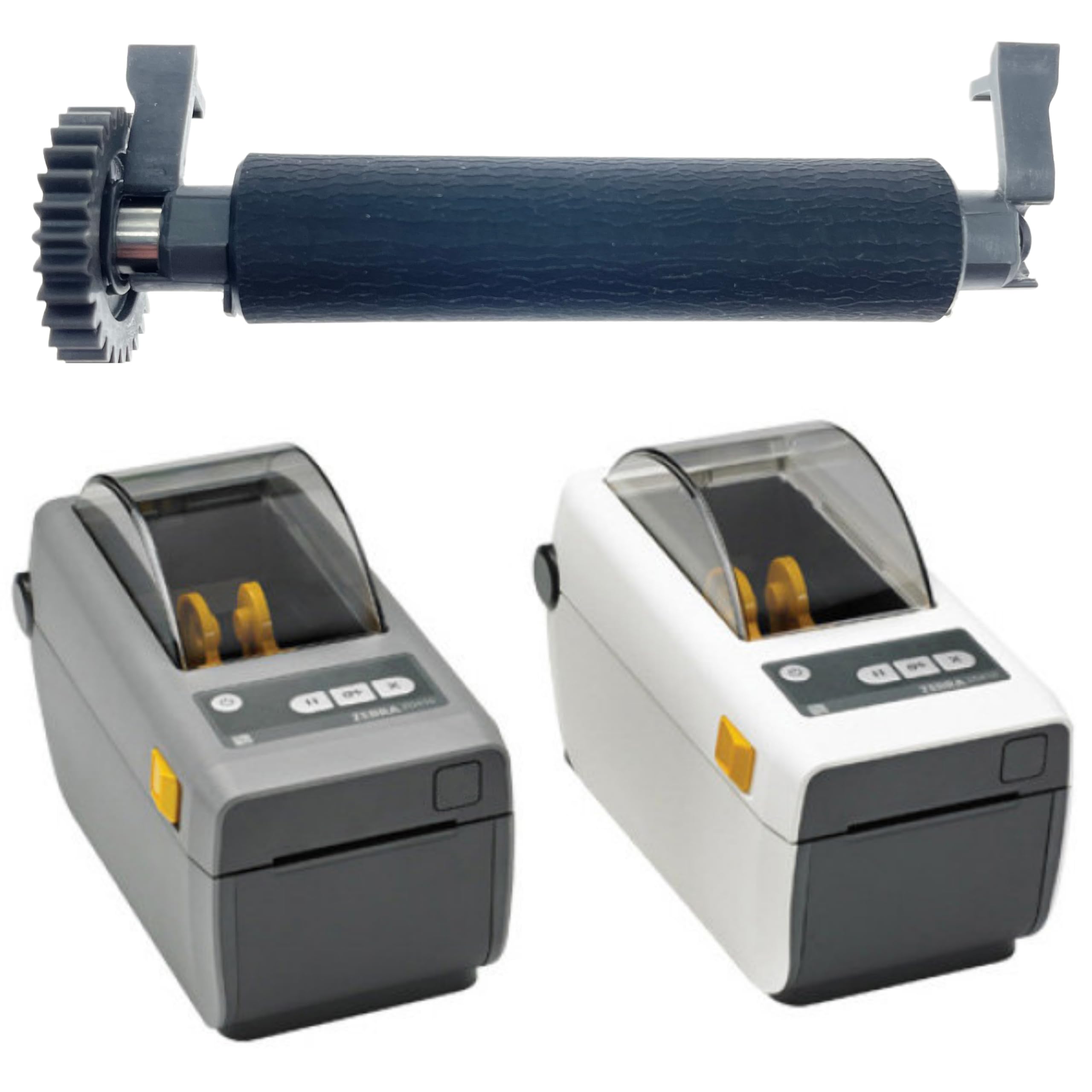 Rouleau de Plateau de Transfert d'alimentation avec kit d'engrenage Compatible avec Zebra ZD410 ZD410d ZD410d-HC ZD611D ZD411D ZD411 ZD611 P/N : P1079903-003