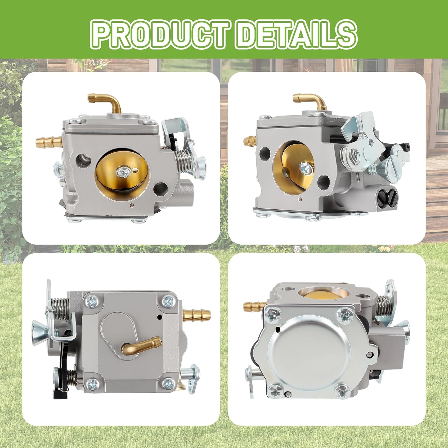 501355201 carburetor with Spark Plug Fuel Filter Carburetor Replaces for W-albro WJ-116-1 for Husqvarna 390xp 390 385xp 385 Jonsered 2186 2188 CS2186 CS2188 Chainsaws