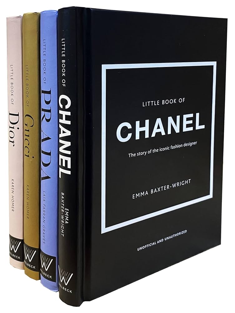 ミニブック　ブランドブック　PRADA Gucci Dior CHANEL Chanel, Dior, Prada Gucci home decor coffee table book