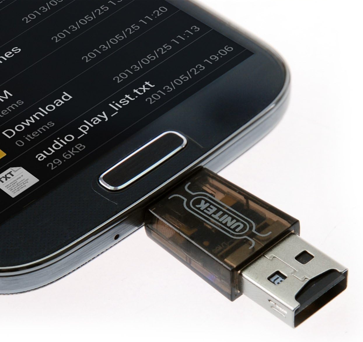 UNITEK Multi-in-1 Micro SD Card Reader Adapter with OTG USB 2.0 A Male and Micro B Connector for Android Smartphone Tablets with OTG Function, Laptop Notebook PC