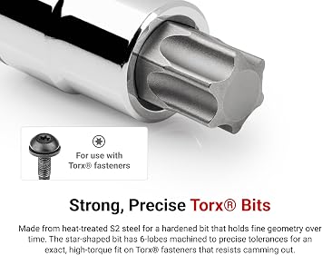 TEKTON 1/2 Inch Drive x T40 Torx Bit Socket | SHB24240