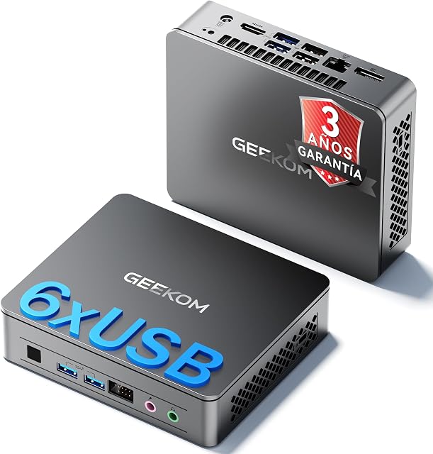 GEEKOM Air12 Lite Mini PC Alder Lake N95 8GB RAM 256GB SSD