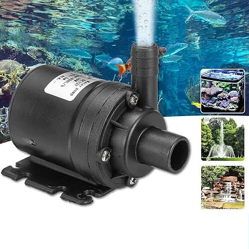 Miniatura 5 de SaiDian 1 unids ultra silencioso mini bomba sumergible DC 12 V elevación 16.4 ft multifunción motor sin escobillas bomba de agua 800L/H