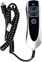 Vista 6 de Uetmulik Teléfono de control remoto de 5 botones y 7 pines con USB y retroiluminación para sillas elevadoras reclinables eléctricos