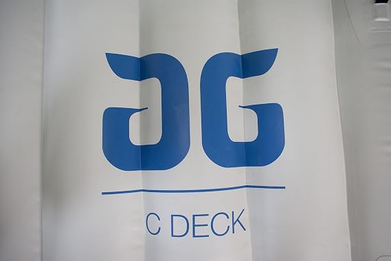 AQUAGLIDE C-Deck Inflatable Boarding Platform for Aquapark Accessories