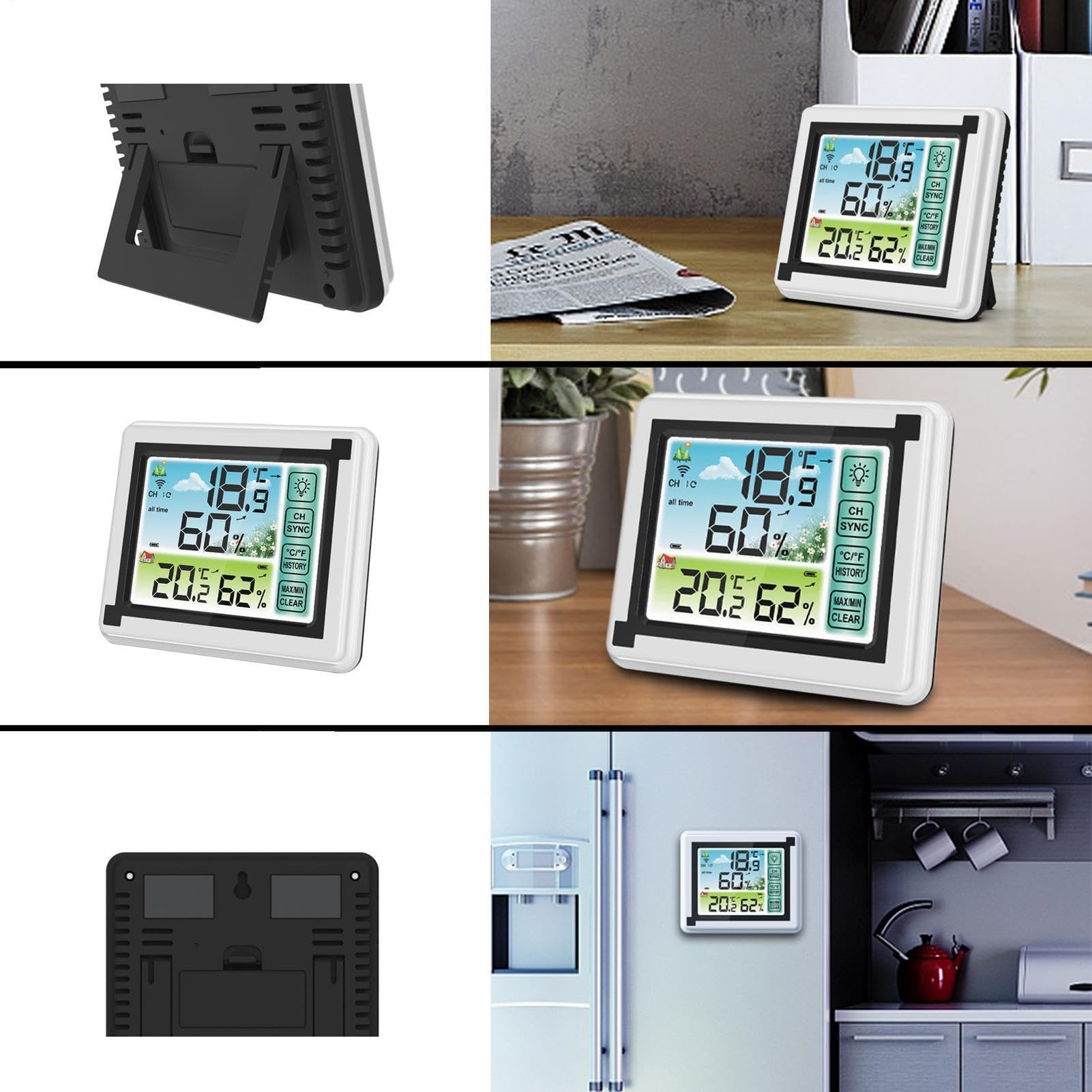 Display sensore di temperatura esterna - Kit termometro digitale wireless