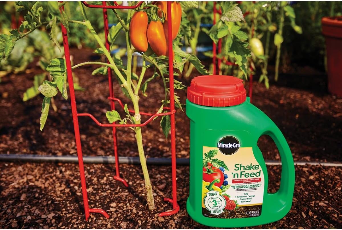 Miracle Gro 3002610 4.5 Lb Shake 'n Feed Tomato, Fruits & Vegetables 9-4-12