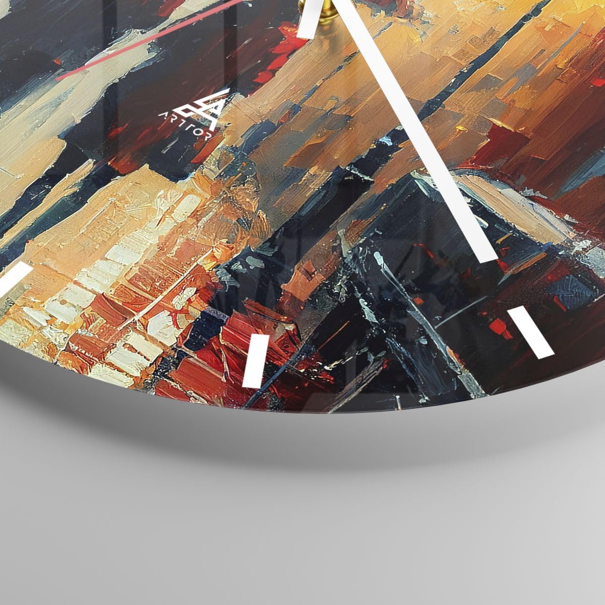 Horloge Murale Design Ronde 30x30 cm Personnes Art - 5776