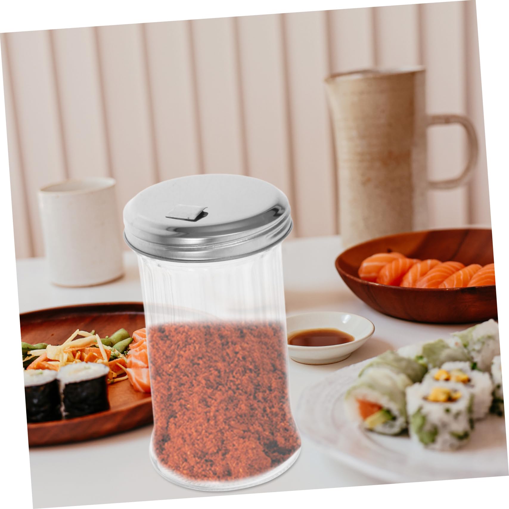 Juego De 4 Frascos De Condimentos De Vidrio De 330 Ml, Salero y Pimentero De Cristal, Dispensador Sellado Sin Tapa Para Cocina y Barbacoa, Utensilios Para Condimentar Hogar y Restaurante