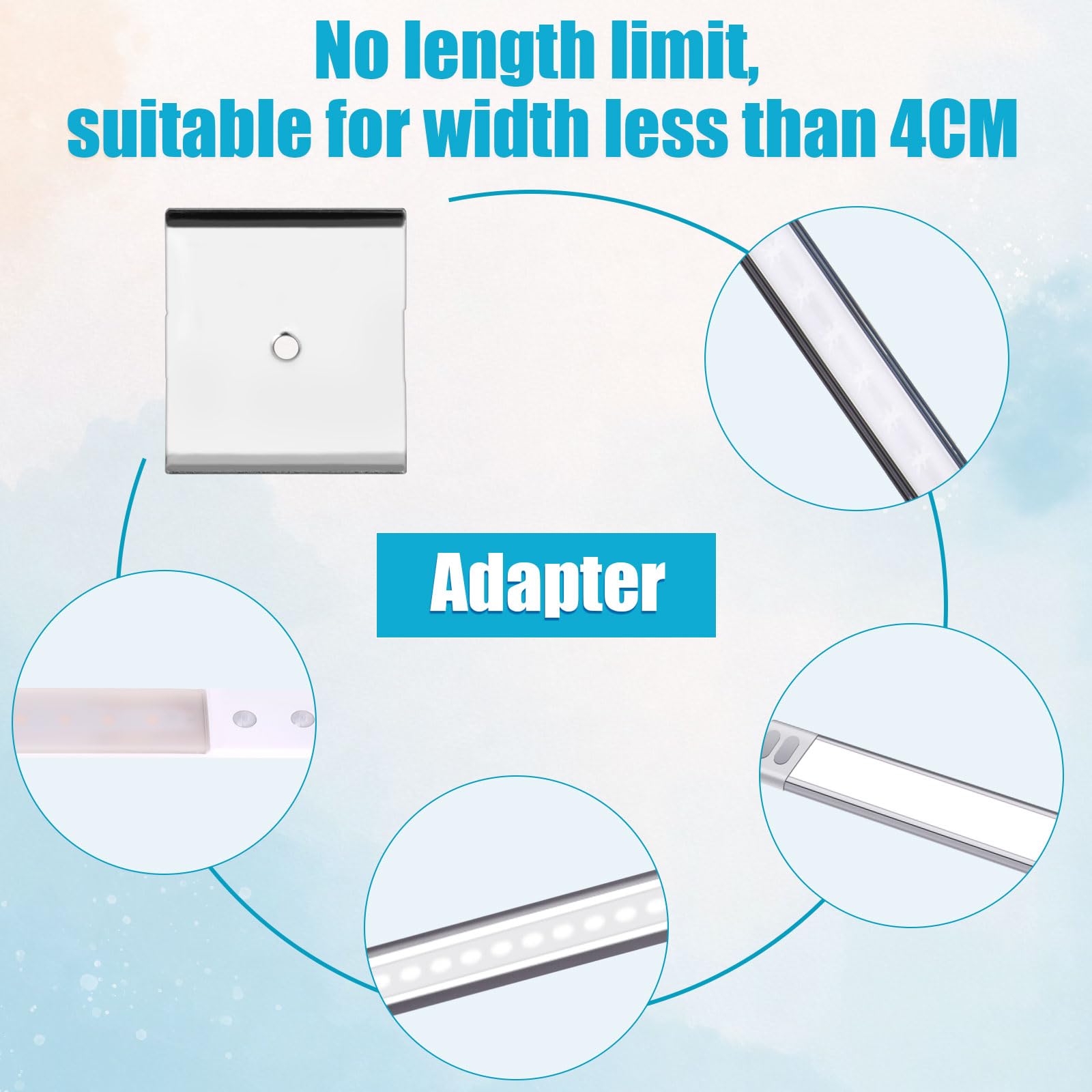uxcell 2 tiras magnéticas de borrado en seco de 1 pulgada x 3.3 pies, etiquetas magnéticas para