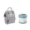 BEABA Wellington Diaper Bag Backpack and BEABA Stainless Steel Insulated Food Jar