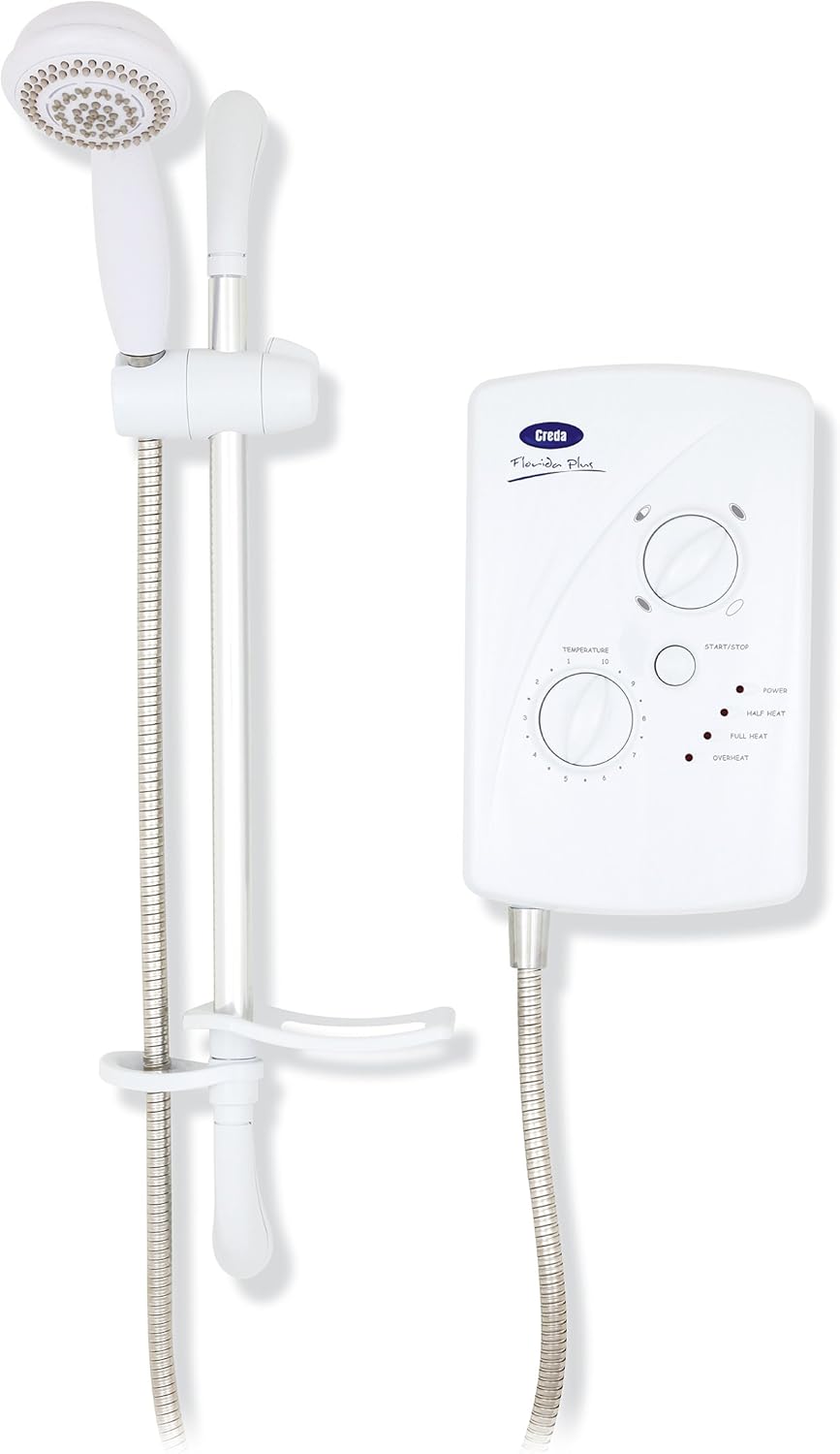 Creda Florida Plus 8.5KW Electric Shower White Amazon.co.uk DIY