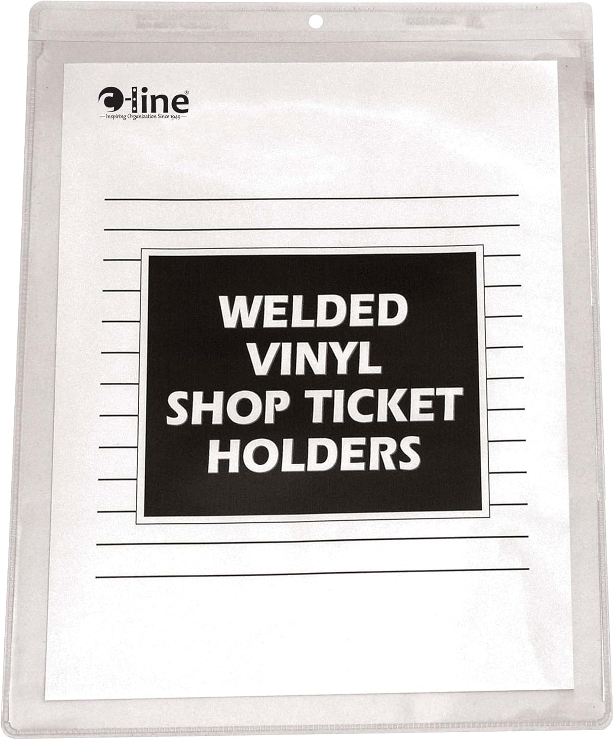 C-Line vinyl shop ticket holders 8.5 x 11, 50/box