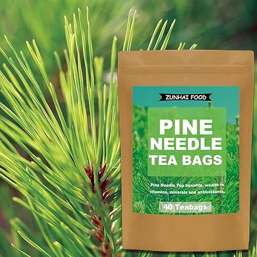 Miniatura 4 de Bolsas de té de aguja de pino 40 bolsitas de té agujas de pino té de hierbas