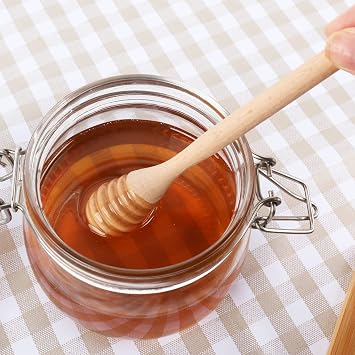 Wooden Honey Dipper Stick - Honey Spoon Honey Server Honey Stirrer Honey Wooden Dipper Wedding Party Gift Craft