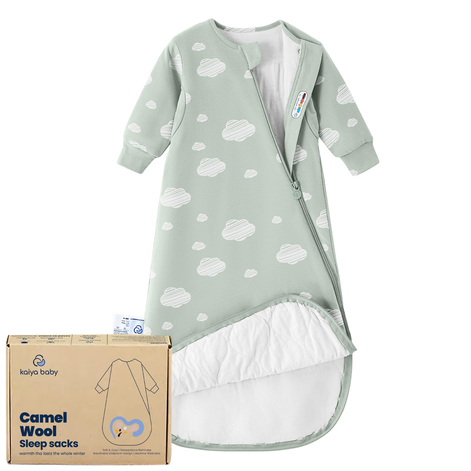 Photo 1 of KaiyaBaby Organic Cotton Wearable Blanket 1.0 TOG, 18-36M