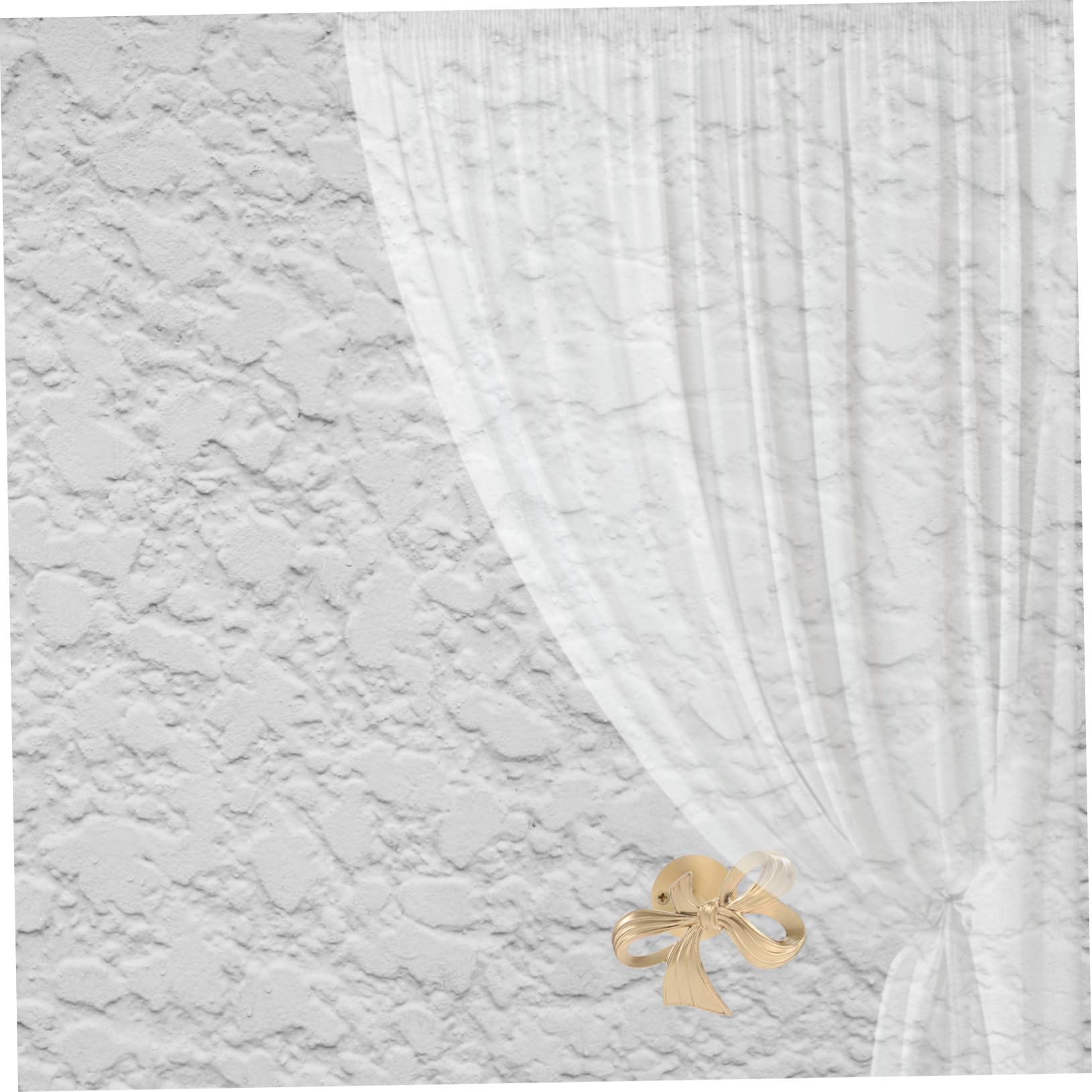 TOYANDONA Crochets Muraux Laiton Doré à Nœud Décoratif pour Rideaux Supports Solides pour Attache de Rideaux Porte-Manteaux et Porte-clés Adaptés Salle de Bain Chambre et Bureau