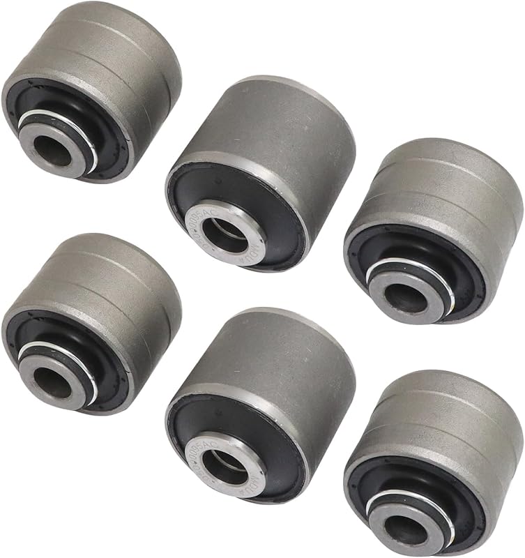 Kit de Buchas da Manga de Eixo da Suspensão Traseira XQSMWF para Jeep Cherokee KL 2014 a 2023 – 6 unidades