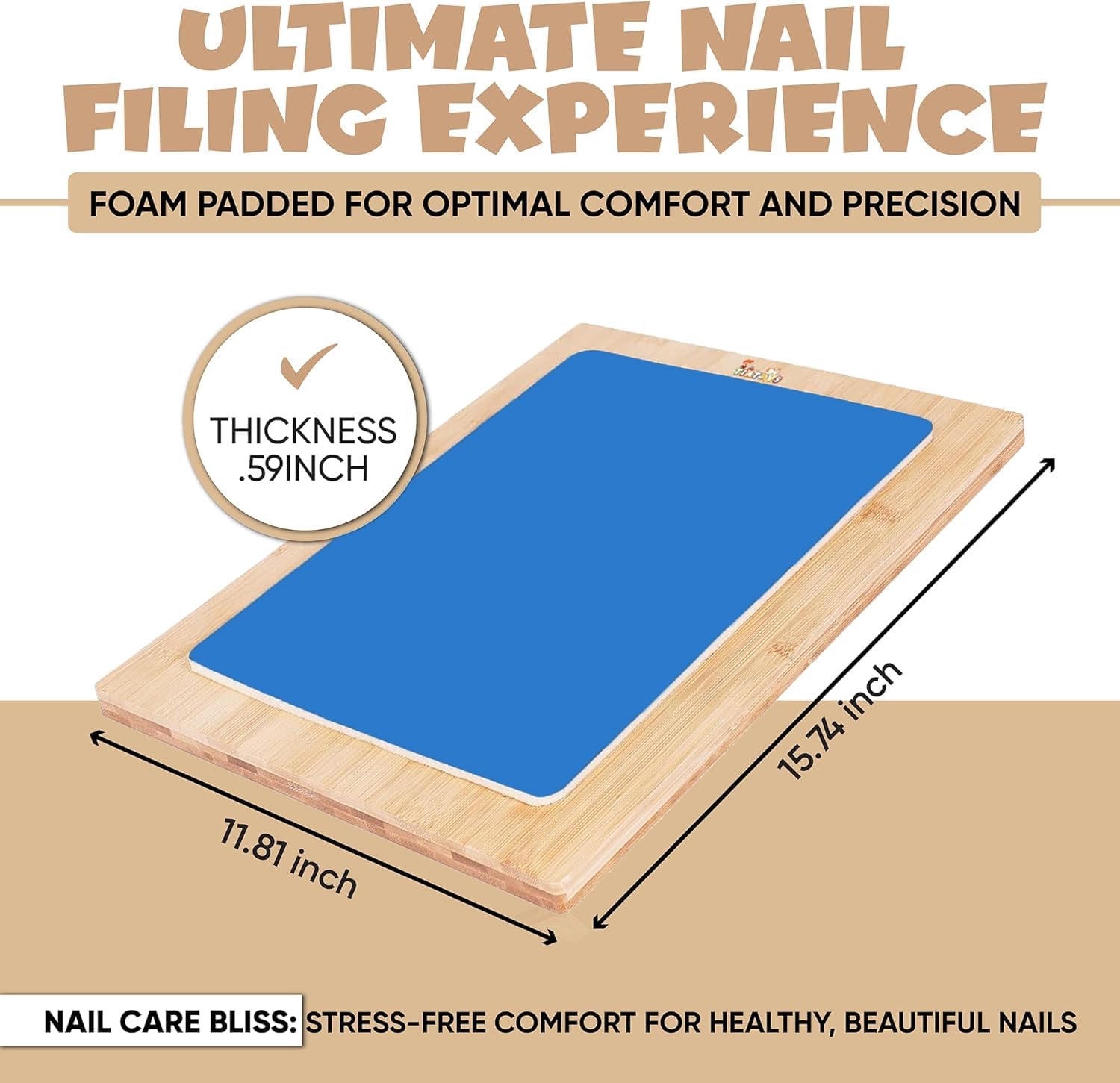 review Nail Filing Board for Dogs - Ergonomic Dog Nail Board Scratch Pad for Safe & Gentle Pet Grooming, Scratch Pad for Dogs with Foam Layer, 2 Extra Sandpapers – Dog File Board for Dogs