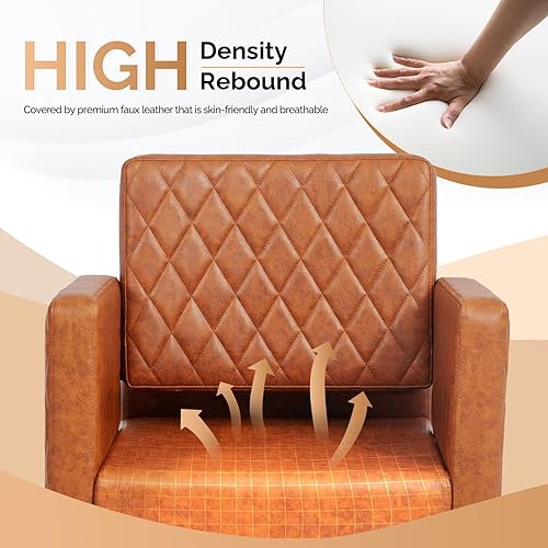 Miniatura 6 de OmySalon Sillas secadoras para salón, silla profesional de secador de pelo para secadora con capucha, asiento extra ancho, muebles de peluquería de