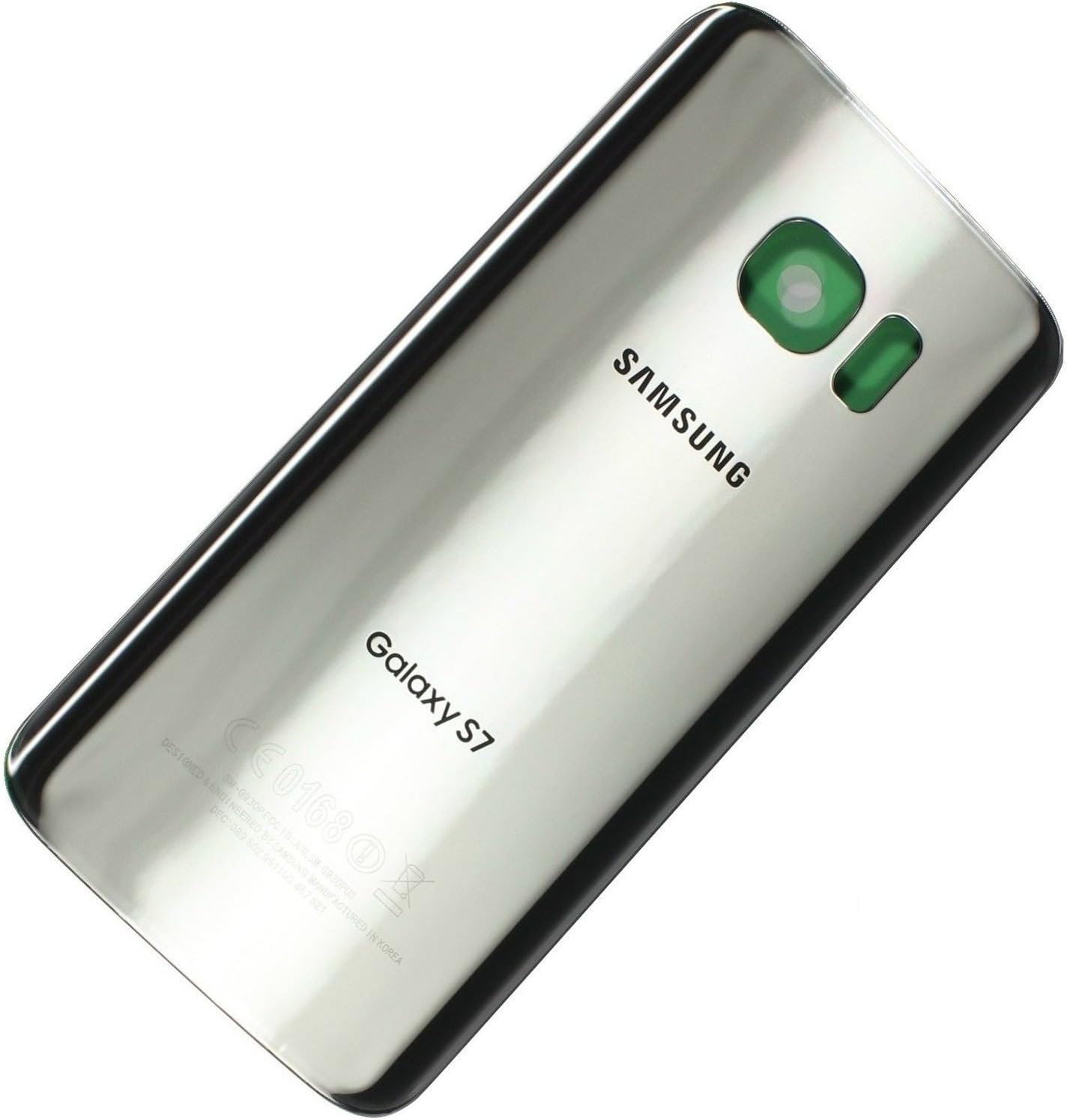 OEM Samsung Galaxy S7 G930 Back Glass Cover Battery Door Replacement USA (Silver)