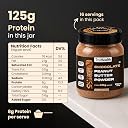 TruHealth Chocolate Peanut Butter Powder makes 625g spread | 125g Protein in this Jar | No Added Sugar, Sweetened with Stevia | High Protein, Low Fat PB Powder | Vegan, Gluten-Free, Non-GMO | Perfect for Smoothies, Shakes & Baking | 250g gallery image