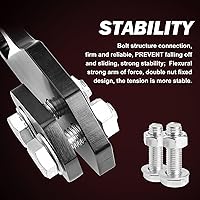 Vista 5 de Xotic Tech - Kit de gancho de remolque trasero de aluminio JDM estilo carreras, decoración de anillo de remolque, accesorios de automóvil, ajuste