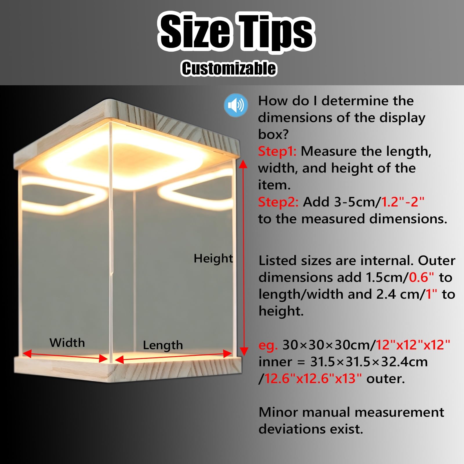 Wykonane na zamówienie Akrylowe Kostki do Zegarków/Perfum