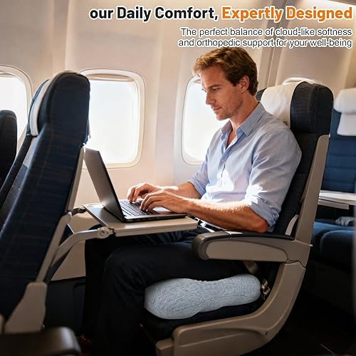 Miniatura 5 de Almohada de dona para tratamiento de llagas de cama, glúteos, cojín para silla de ruedas, almohada de alivio de presión de úlceras por decúbito,