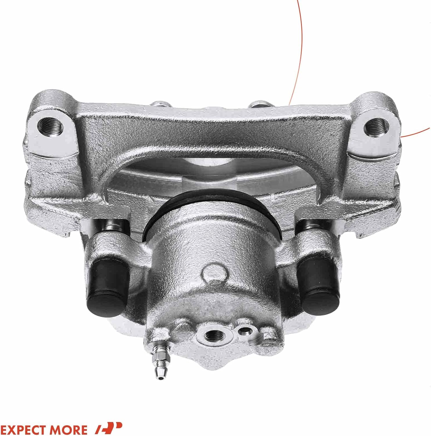A-Premium Disc Brake Caliper Assembly with Bracket Compatible with Select Mazda Models - 6 2006-2007, L4 2.3L - Front Right Passenger Side