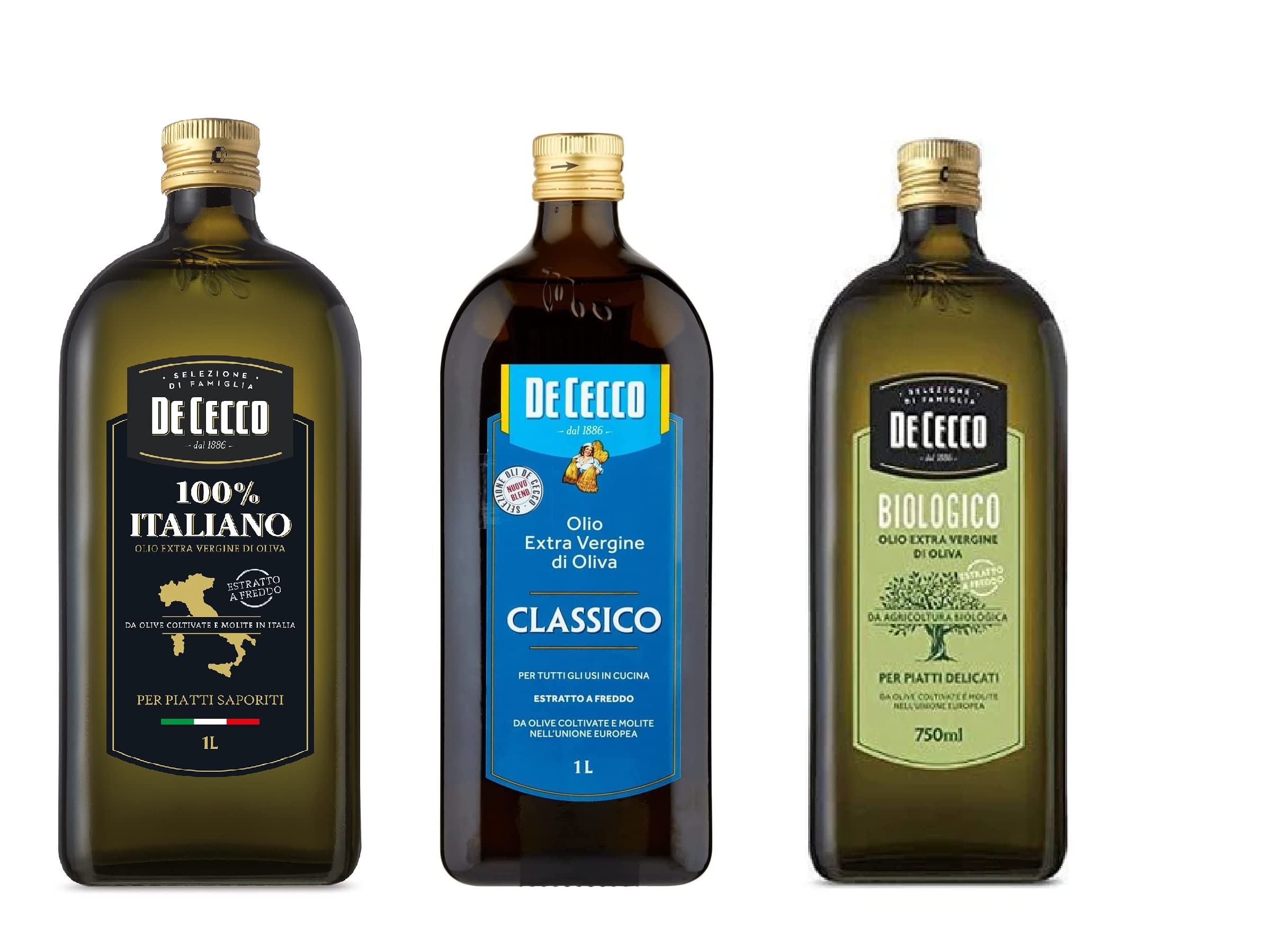 Testpaket Olio Extra Vergine di Oliva Bio nativ Öl 100% italiano 1 x 1L