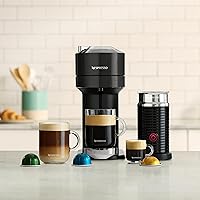 Vista 4 de Nespresso Vertuo Next - Cafetera prémium para café y espresso de Breville con espumador de leche Aeroccino
