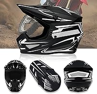 Vista 2 de Casco de motocross para jóvenes, cascos de bicicleta de tierra para niños, cascos de motocicleta todoterreno, bicicleta de montaña, BMX, MX