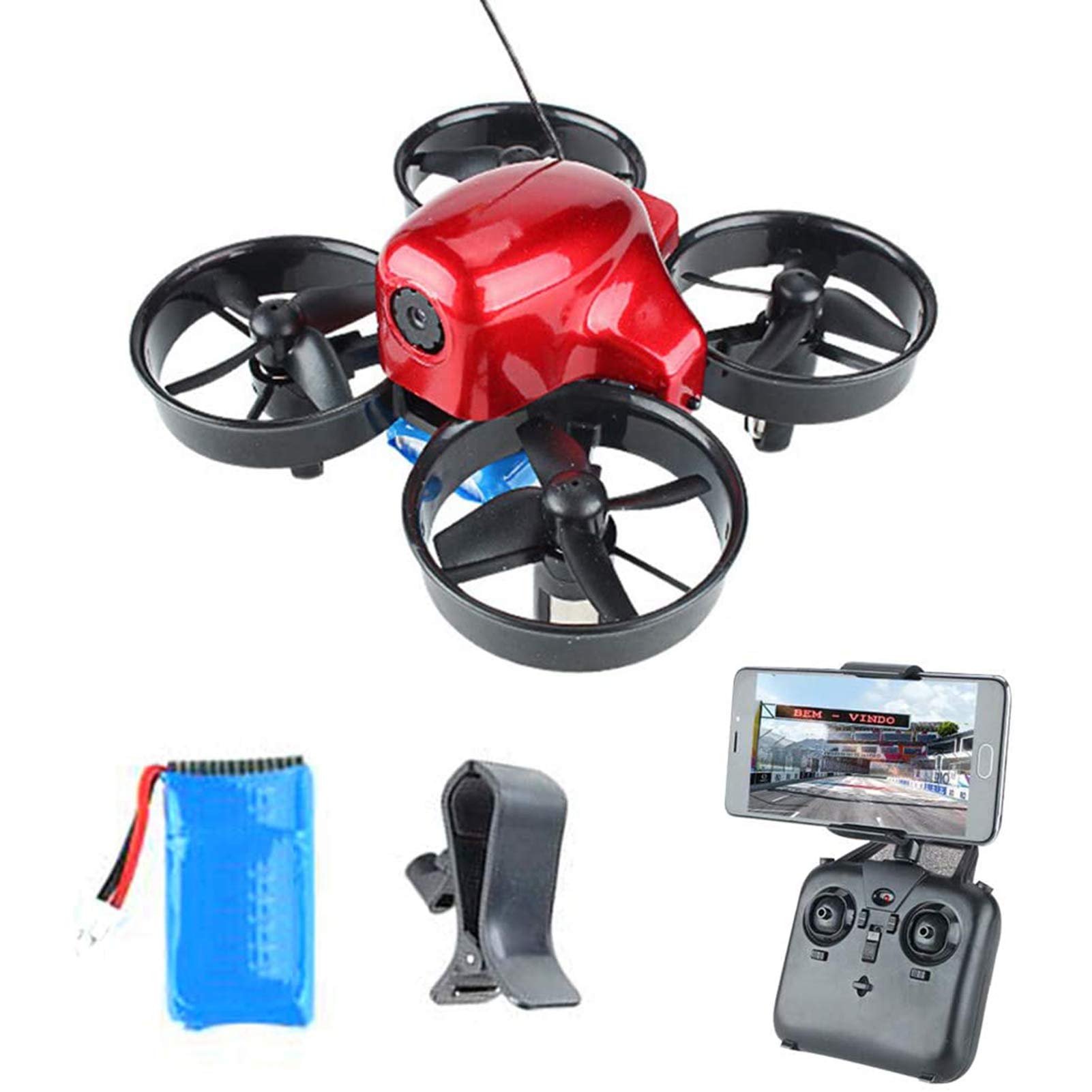 RIMOAL Mini Drone with 480P Camera, Drone for Kids, RC Quadcopter WiFi FPV Real-Time Transmission, 360° Flip, Gravity Sensor, Trajectory Flight, Mobile APP Remote Control