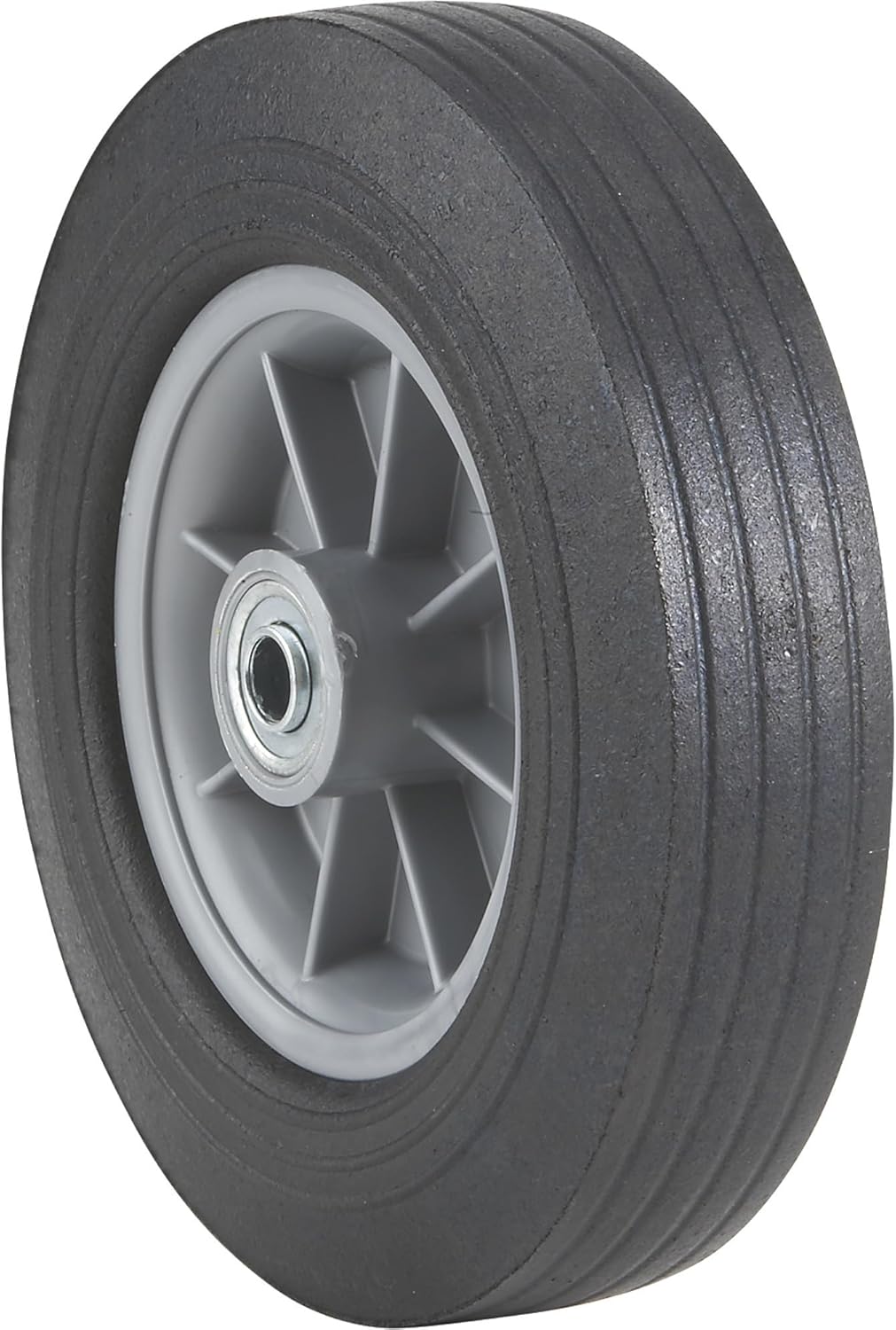 Martin Flat-Free Solid Rubber Tire and Poly Wheel - 10 x 2.75 Tire, Model Number ZP1102RT-202