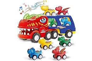 SEPHIX Dinosaur Car Toys for 2 3 4 5 6 Year Old Boys