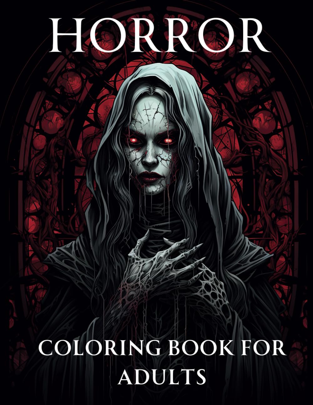HORROR: COLORING BOOK FOR ADULTS