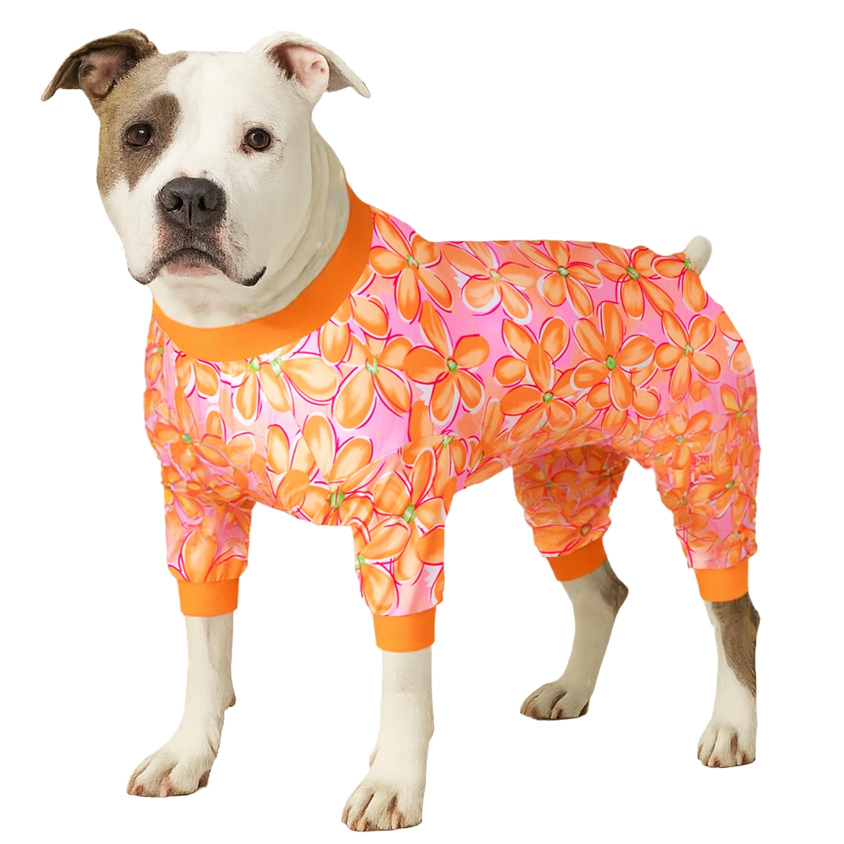 Tissu léger et extensible pyjama pour chien grande taille doux